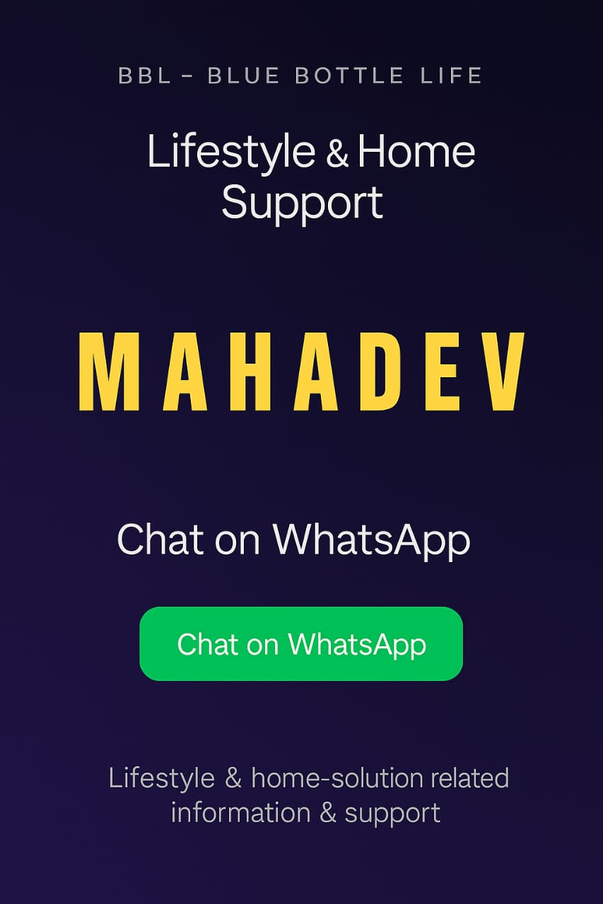 Mahadev - Blue Bottle Life poster